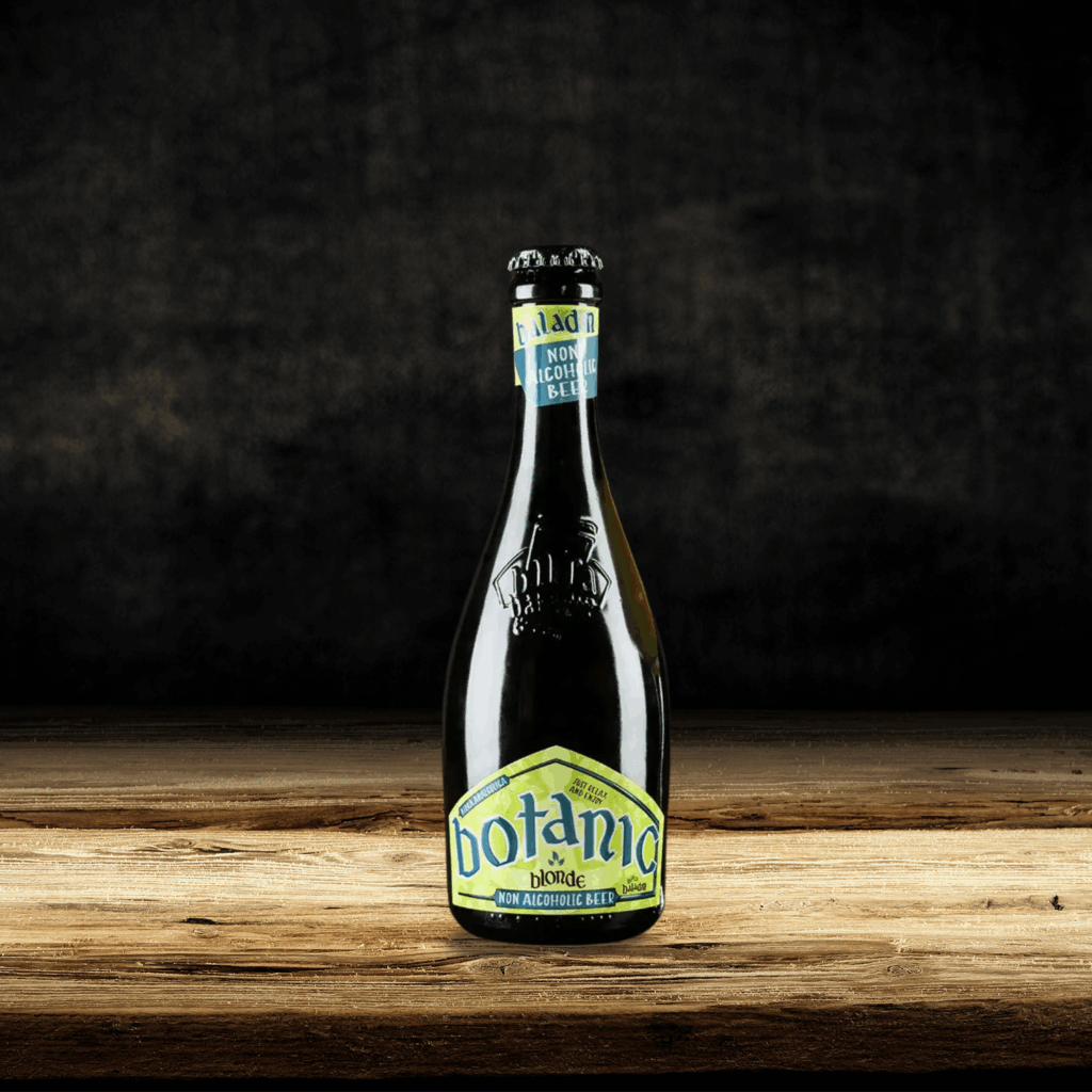 Stile: blonde senza alcol
Colore: chiara
Grado Alcolico: 0,0%
Formato: 33 cl.