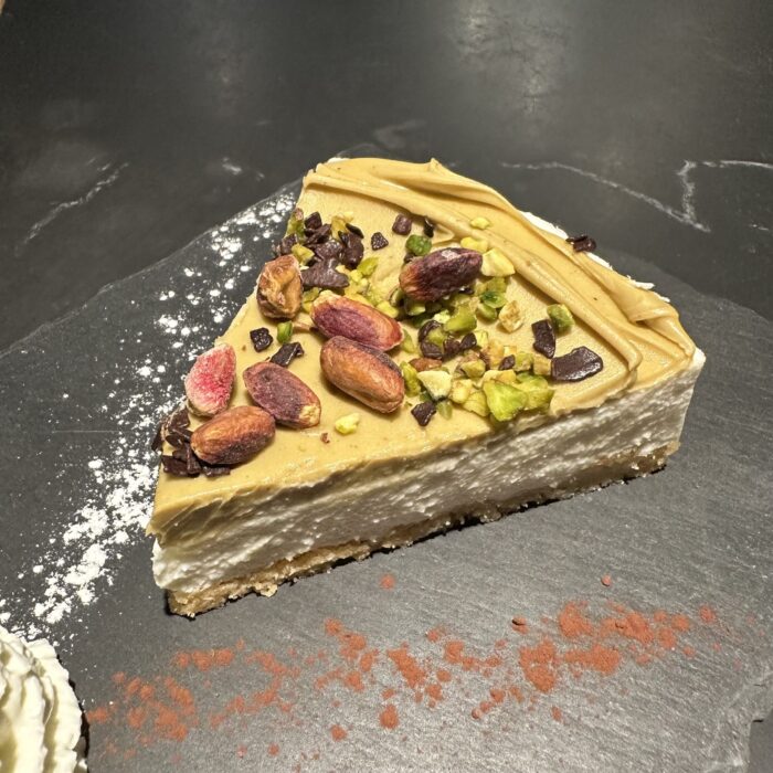 Cheesecake fredda al pistacchio