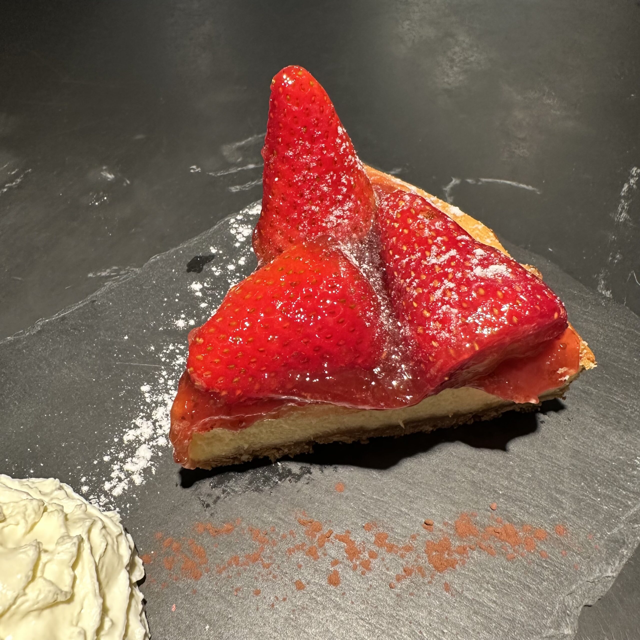 Cheesecake cotta alle fragole